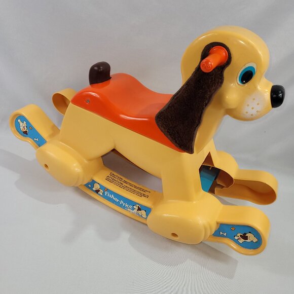 Fisher-Price 1983 Vintage #135 Rocking Puppy Ride-On Toy - Picture 1 of 3